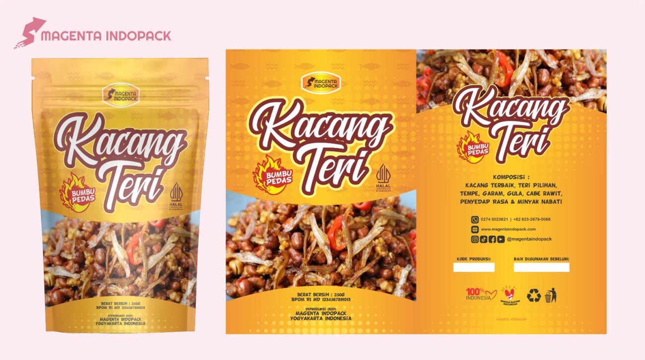 cara desain kemasan custom