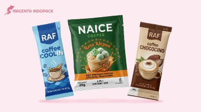 Cetak Kemasan Kopi Sachet Custom Aluminium Foil