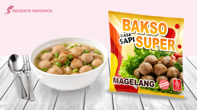 Contoh Gambar dari Kemasan Center Seal Bakso Super Magelang