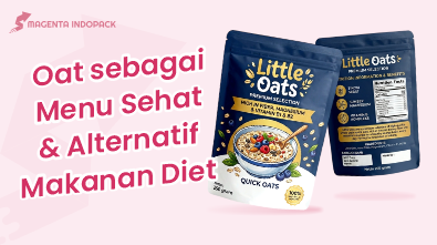Contoh Gambar dari Kemasan Standing Pouch Untuk Produk Oat 1