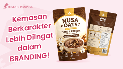 Contoh Gambar dari Kemasan Standing Pouch Untuk Produk Oat 2