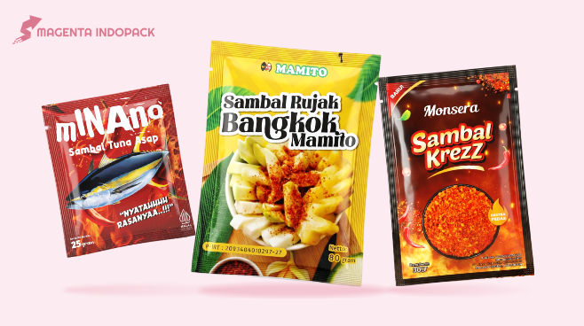 Kemasan Sambal Sachet Praktis Higienis dan Menarik untuk Bisnis Kuliner